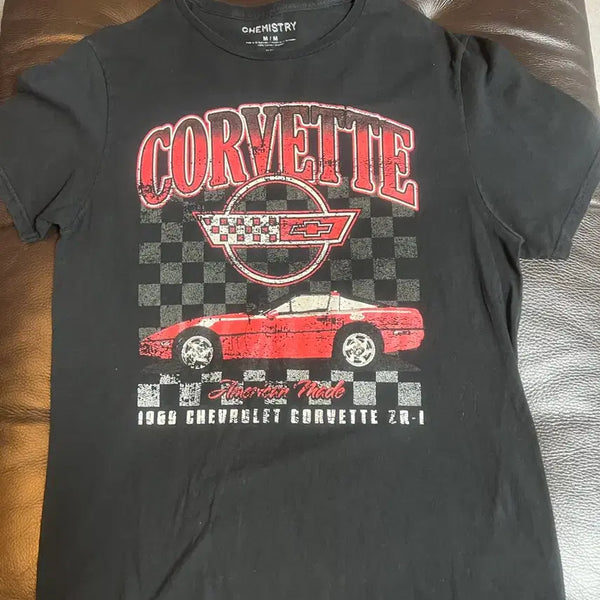 [BUNJANG] USA 1989 Chevrolet Corvette ZR-1 Graphic T-Shirt / Usa 1989 쉐보레 콜벳 ZR-1 반팔 티셔츠