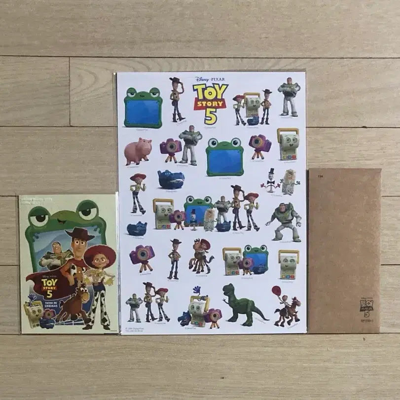 [BUNJANG] Toy Story 5 Movie Seal, TTT, Sticker, Woody & Dolbi Poster Set / [토이스토리5] TTT/데코팩/스티커/무비씰/우디/돌비 포스터