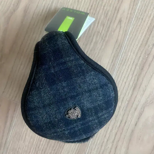 [BUNJANG] Woolrich Ear Muffs Navy Check / 울시 귀마개 네이비 체크