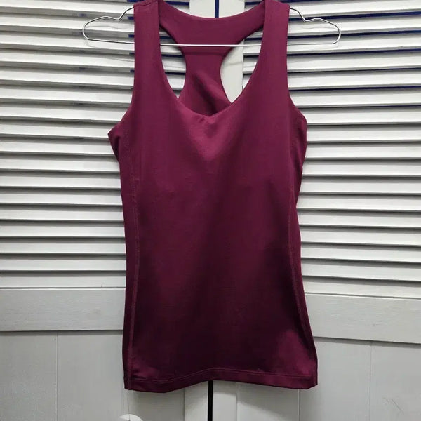 [BUNJANG] Andar Burgundy Yoga Tank Top / 안다르 요가복 버건디 탱크탑
