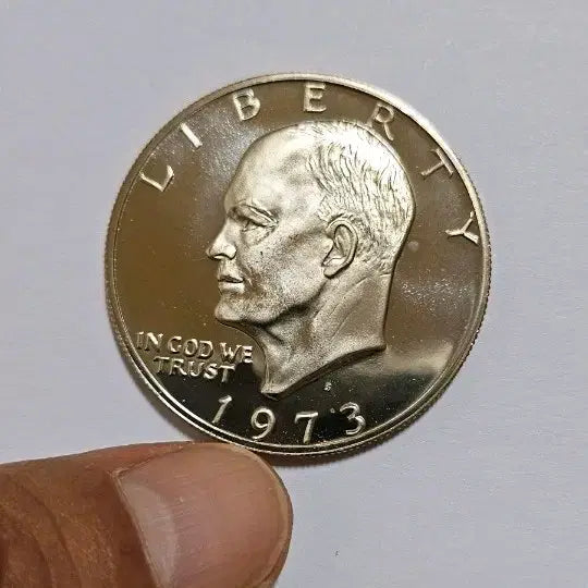 [BUNJANG] 1973 USA Eisenhower $1 Uncirculated Proof Coin / 미국 1973년(s) 아이젠하워 1달러 무광프루프 주화(외국동전)