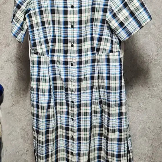 [BUNJANG] Beanpole Check Pattern Long Dress / 빈폴원피스