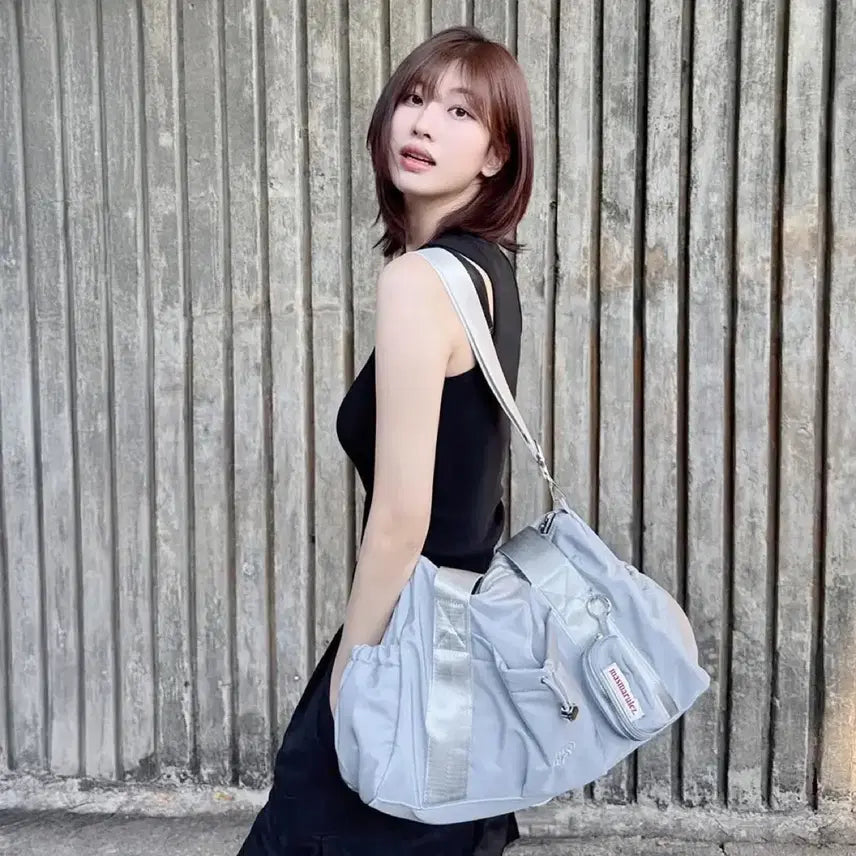 [BUNJANG] Marsulls Shoulder Bag Mist Blue / 마스마룰즈 숄더 백