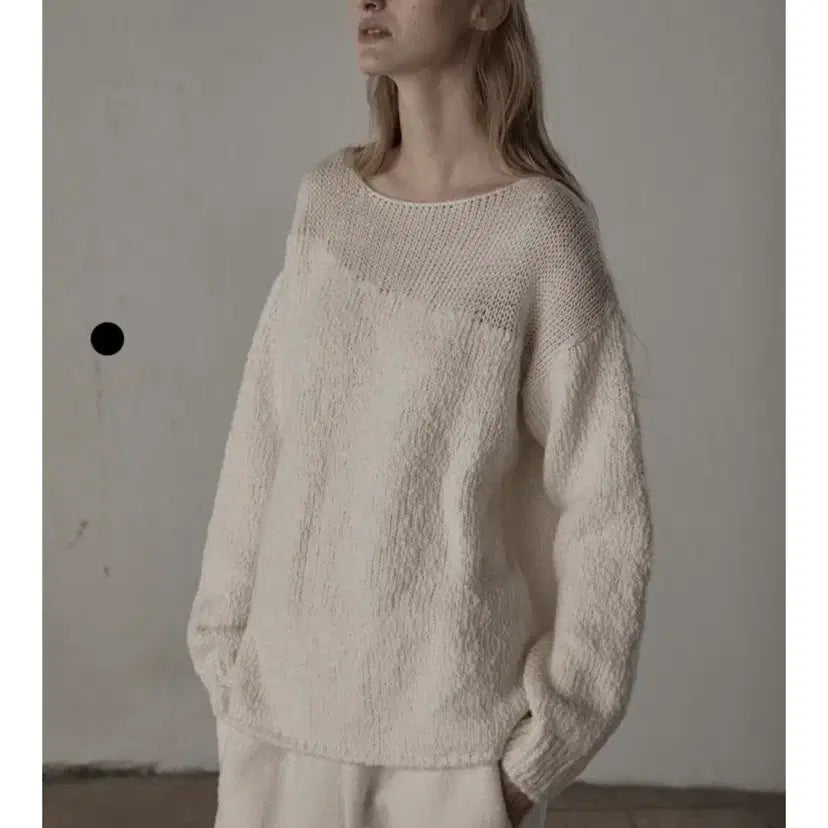 [BUNJANG] VERSO Relaxed Ivory Knit / VERSO 릴렉스 아이보리 니트(298000원)