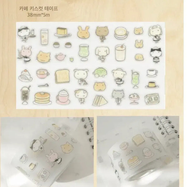 [BUNJANG] Ui Kiss-cut Stickers (Pattern 2) / 우이 키스컷띵