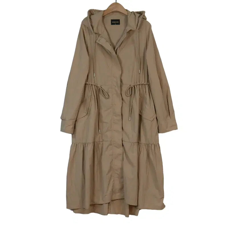 [BUNJANG] Georges Rech Hooded Long Field Dress Beige Nylon 100% / GEORGES RECH 후드 롱 야상 원피스 베이지 66