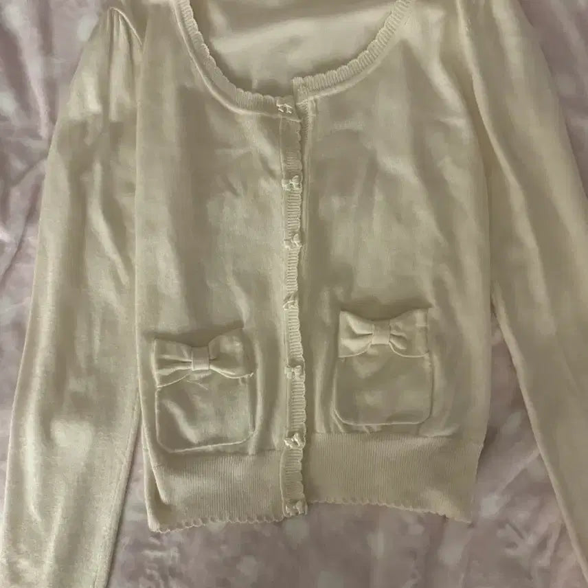 [BUNJANG] Vintage Japanese Style Half-Sleeve Cardigan Set - Ivory / 대장템! 진리 빈티지 일본빈티지 반팔 가디건 세트 판매