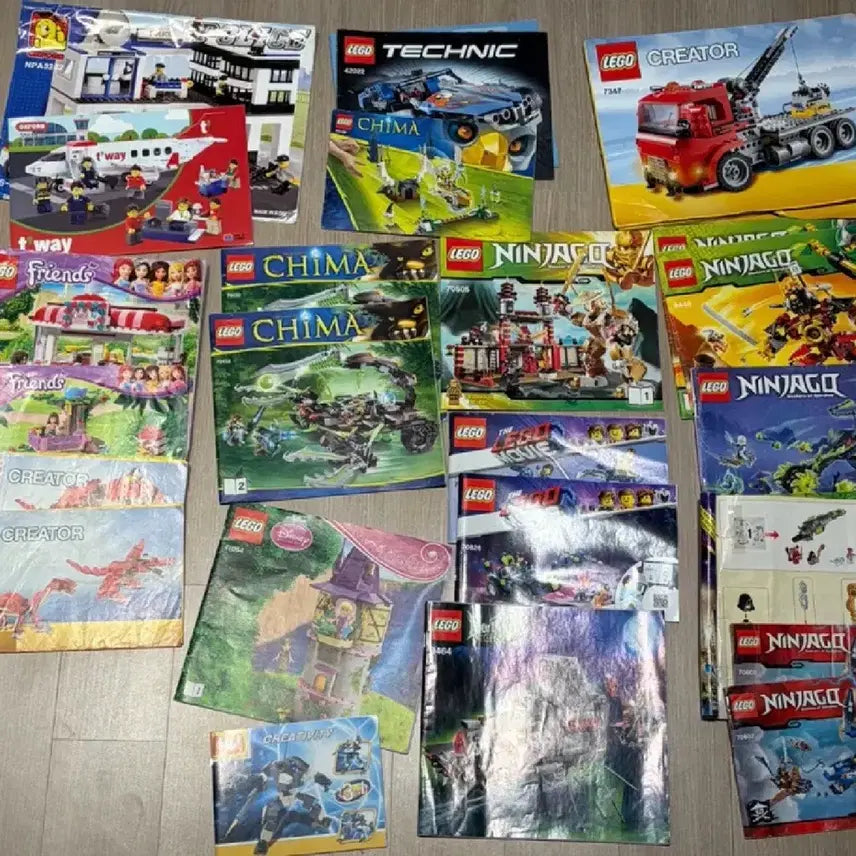 [BUNJANG] LEGO Ninjago, Chima, Creator, Friends Bulk Bricks & Manuals (15kg) / 레고 닌자고 키마 등 15kg벌크