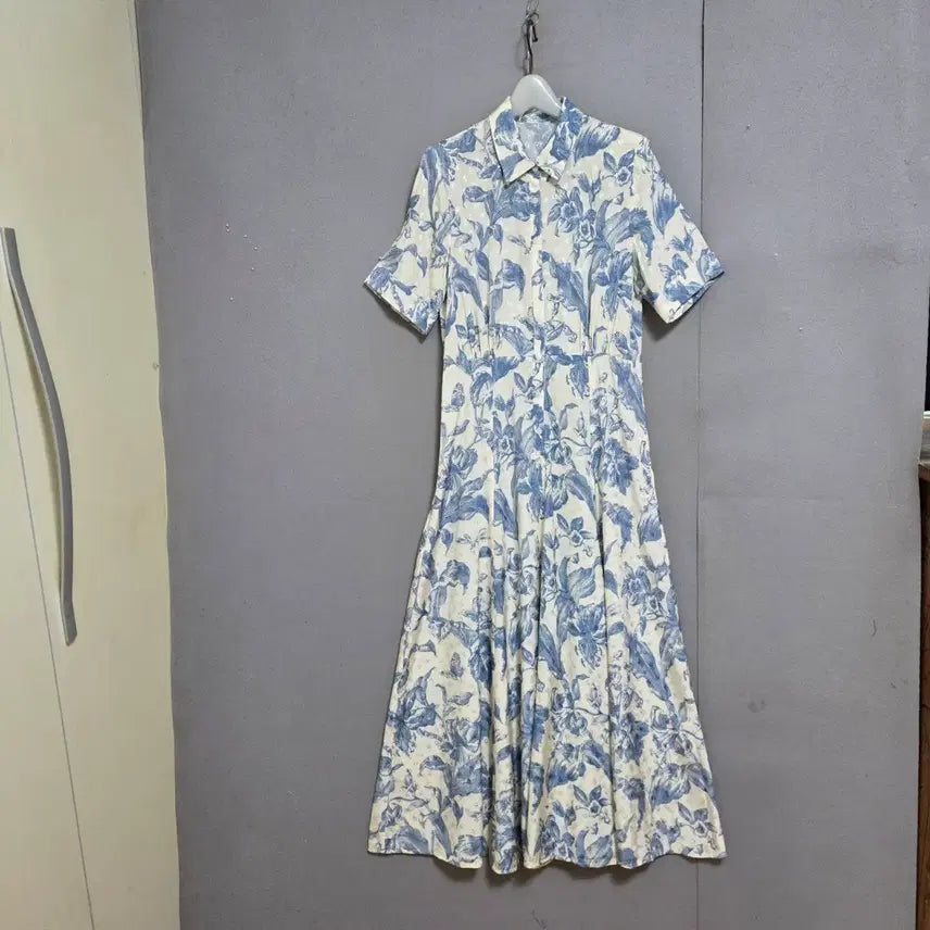 [BUNJANG] Elegant Pattern Long Dress - Size S / 고풍스런무늬 롱원피스 S  n7711