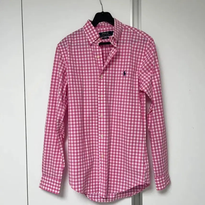 [BUNJANG] Polo Ralph Lauren Pink Checkered Button-Up Shirt / 새상품컨디션 정품/ 뉴욕 구매/ 폴로 셔츠 폴로 랄프로렌 셔츠 체크셔츠
