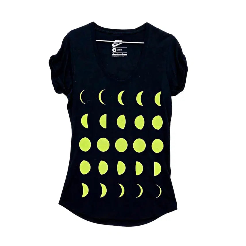 [BUNJANG] Nike Women's Sporty Oversized Fit Black Cotton T-Shirt / 나이키 여성 스포티한 오버핏 반팔티 90 블랙 01050