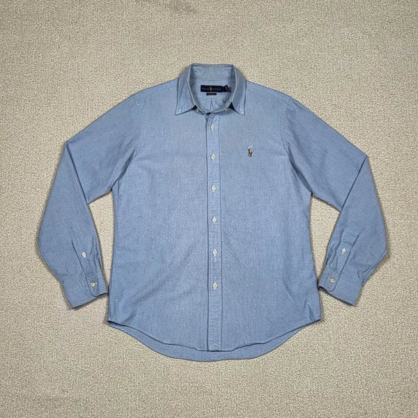 [BUNJANG] Polo Ralph Lauren Classic Fit Solid Long Sleeve Shirt / [폴로 랄프로렌] 클래식 핏 솔리드 긴팔 셔츠 | S00532