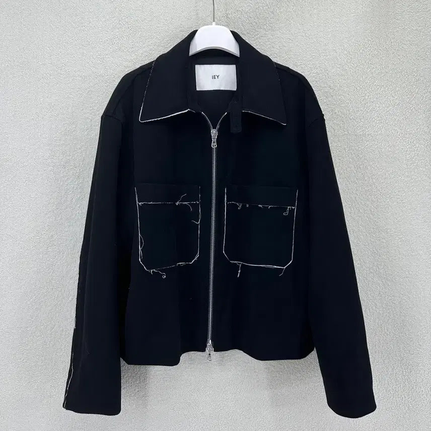 [BUNJANG] EA Cutting Wool Short Jacket / 이에이 커팅 울 숏 자켓