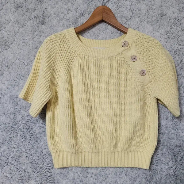 [BUNJANG] 17C Deary List Maybe Baby Half Sleeve Knit / 17C [F] 디어리스트 메이비베이비 반팔 니트