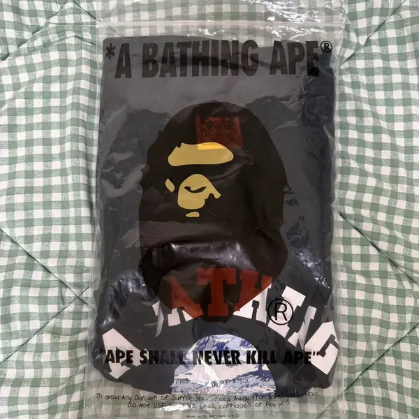 [BUNJANG] BAPE Short Sleeve T-Shirt Black XL / 베이프 반팔티 블랙