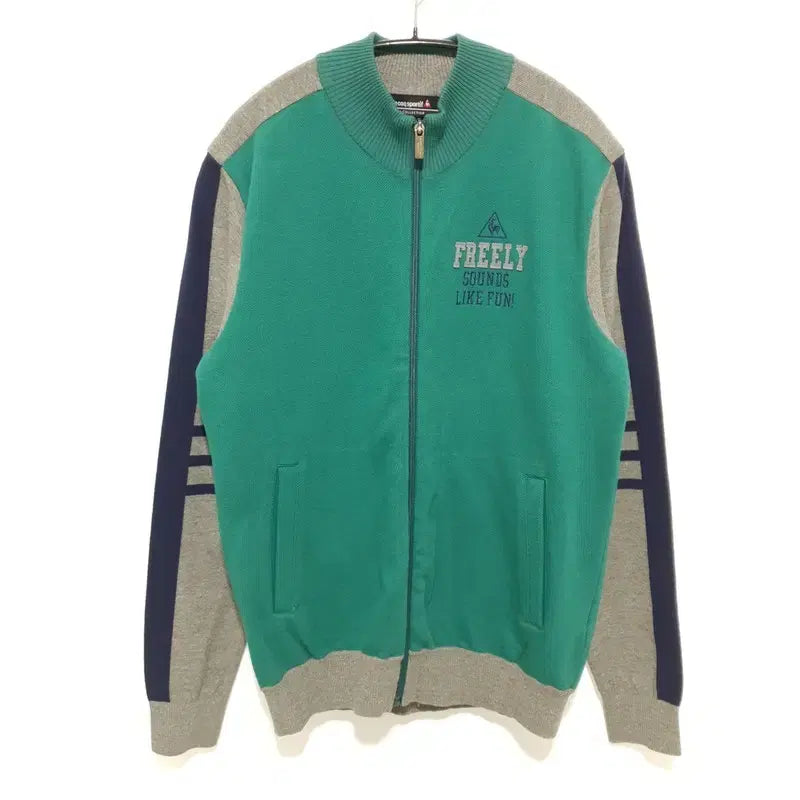 [BUNJANG] Le Coq Sportif Golf Knit Full Zip Jacket (M) / 르꼬끄 골프 니트 집업 M_i4654
