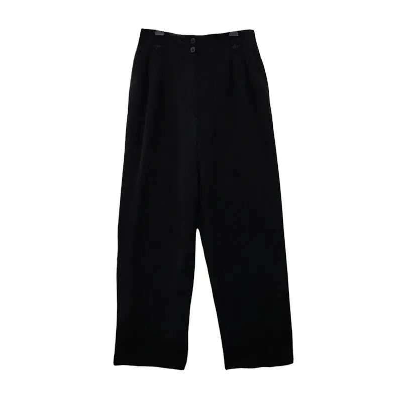 [BUNJANG] Japanese Avant-Garde Black Slacks Pants Made in Japan / 재패니즈 아방가르드 블랙 슬랙스팬츠  MADE IN JAPAN