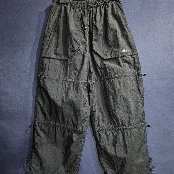 [BUNJANG] Adidas x MUBTS Black Men's Parachute Pants (Waist 30-34) / 아디다스x무부츠 블랙 남성 허리 30~34 파라슈트 바스락 팬츠