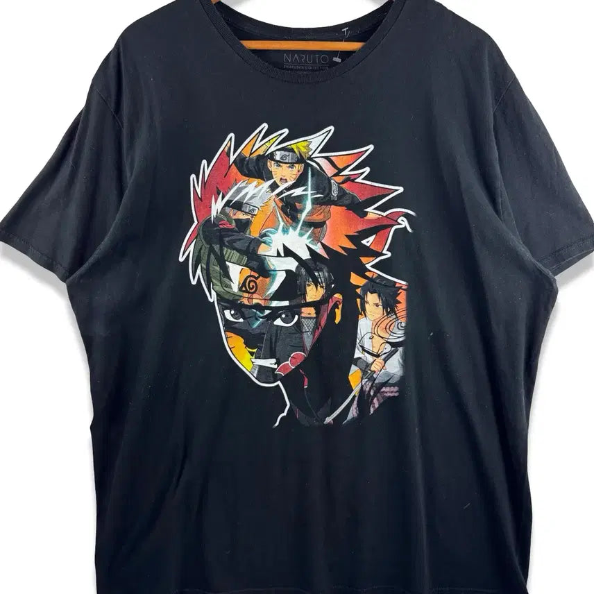 [BUNJANG] Naruto Official Characters Animation T-Shirt / 나루토 오피셜 캐릭터즈 애니메이션 티셔츠4394