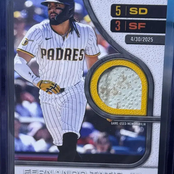 [BUNJANG] Fernando Tatis Jr. Game Used Baseball Patch Card / 탑스 타티스 주니어 게임유즈드 베이스패치 카드