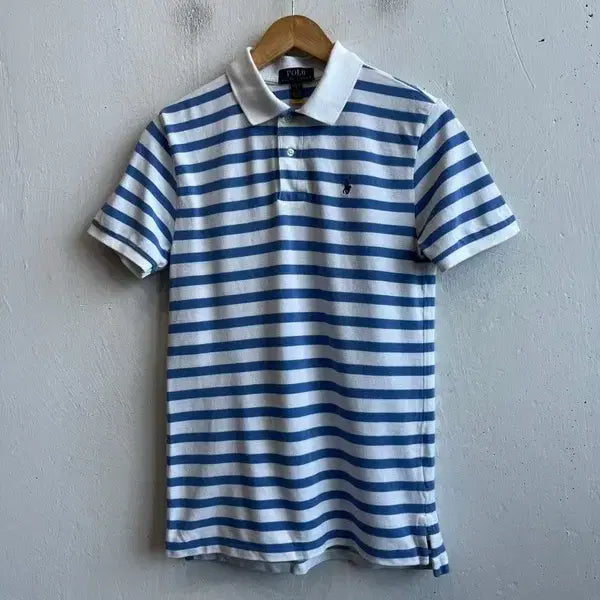 [BUNJANG] Polo Ralph Lauren Striped Polo T-Shirt / 폴로랄프로렌 스트라이프 PK티셔츠 카라티