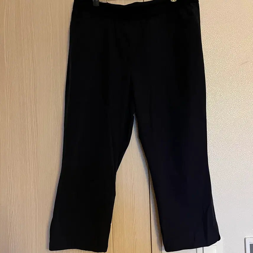 [BUNJANG] Crocodile Women's Black Navy Capri Pants / P6) 31-32 크로커다일 밴딩 블랙네이비 카프리 팬츠