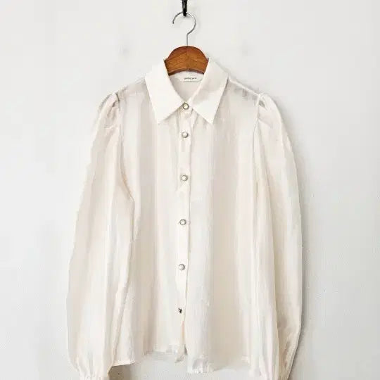 [BUNJANG] Organza Blouse / 오간자 블라우스