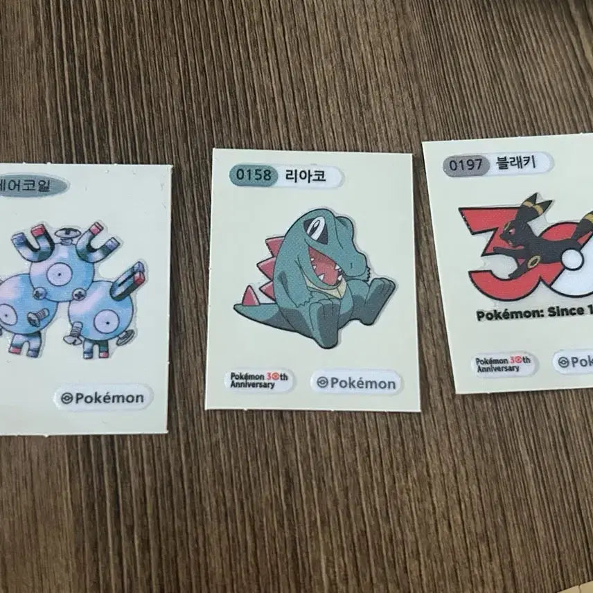 [BUNJANG] Pokemon 30th Anniversary Stickers / 포켓몬 30주년 띠부씰