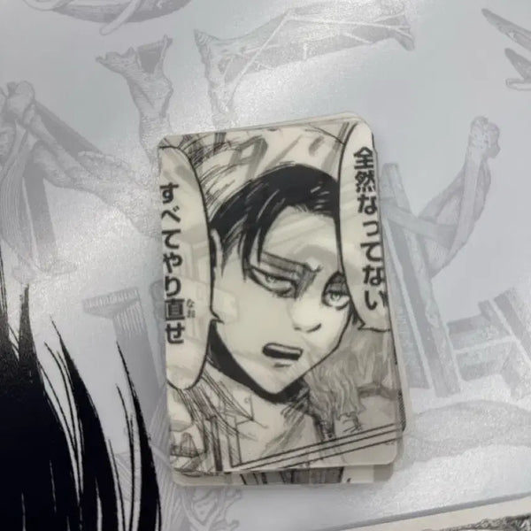 [BUNJANG] Mikasa Ackerman & Levi Ackerman Manga Trading Card / 미카사 교환