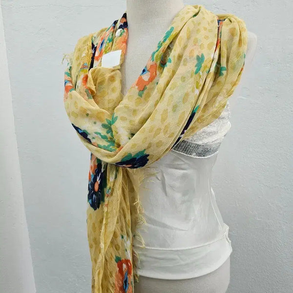 [BUNJANG] Vintage Flower Pattern Spring Scarf / 스카프 여 J6223