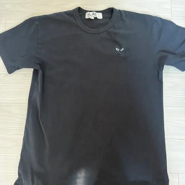 [BUNJANG] Comme des Garçons Play Black Heart Logo T-Shirt / 꼼데가르송 플레이 반팔티 블랙
