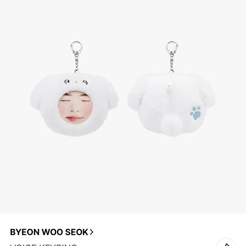 [BUNJANG] Byeon Woo Seok Fanmeeting Official Goods Voice Keyring / 변우석 보이스 키링 | 팬미 공식 굿즈