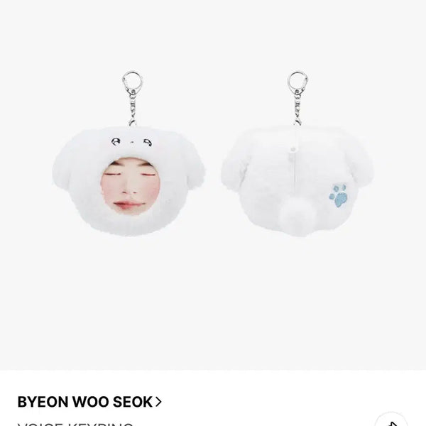 [BUNJANG] Byeon Woo Seok Fanmeeting Official Goods Voice Keyring / 변우석 보이스 키링 | 팬미 공식 굿즈