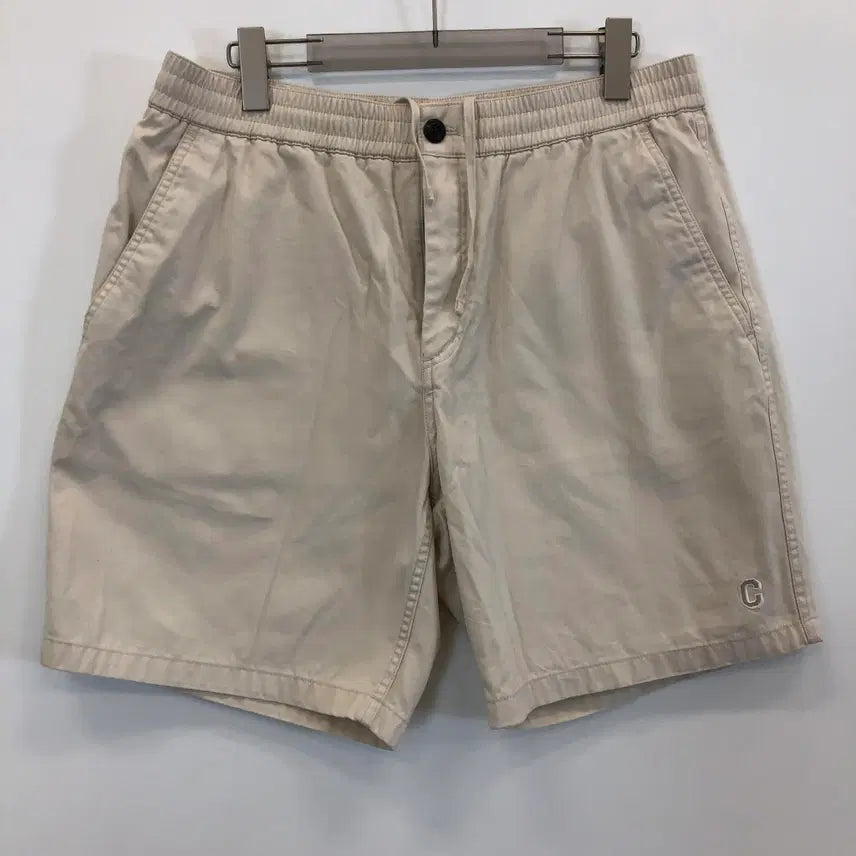 [BUNJANG] Covernat Banding Chino Shorts Beige / 커버낫 밴딩 치노쇼츠 31-32 밴딩