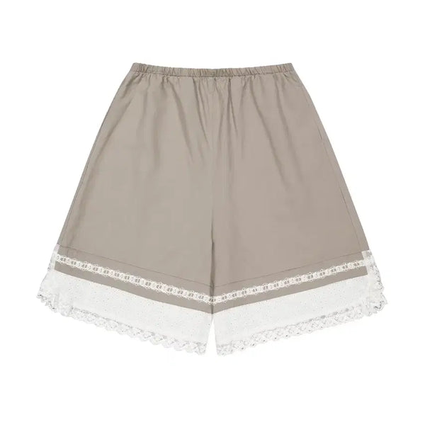 [BUNJANG] Koiseio Lace Shorts Cocoa / 코이세이오 LACE SHORTS COCOA