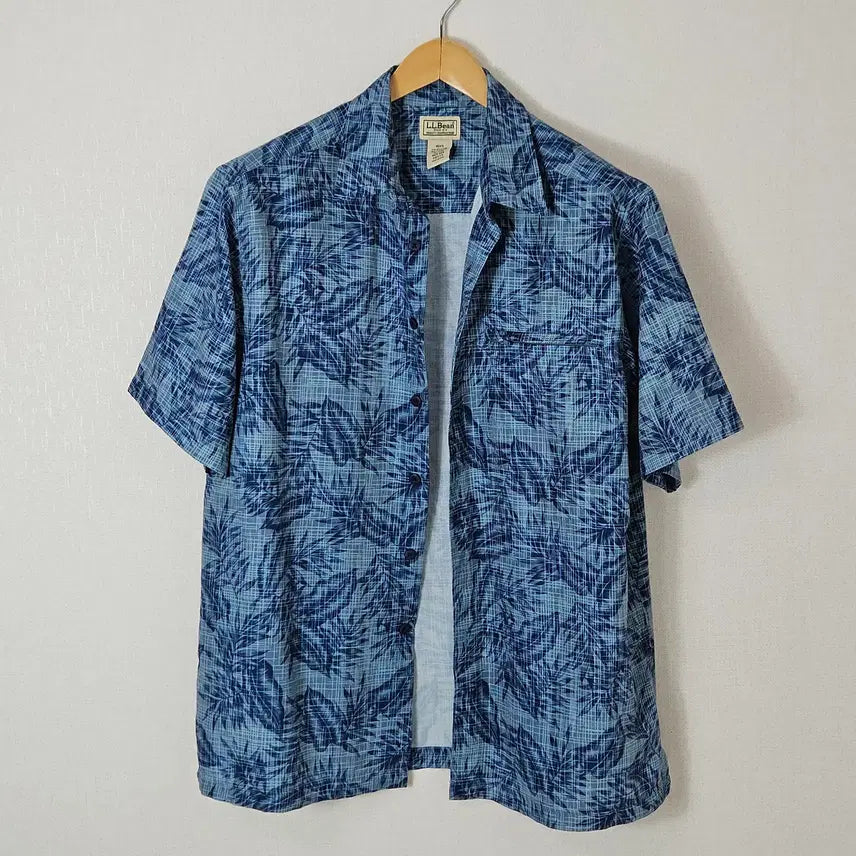 [BUNJANG] L.L.Bean Hawaiian Hunting Pocket Lightweight Short Sleeve Shirt OS / L.L.BEAN 엘엘빈 반팔셔츠 하와이안 헌팅 포켓 라이트웨이트