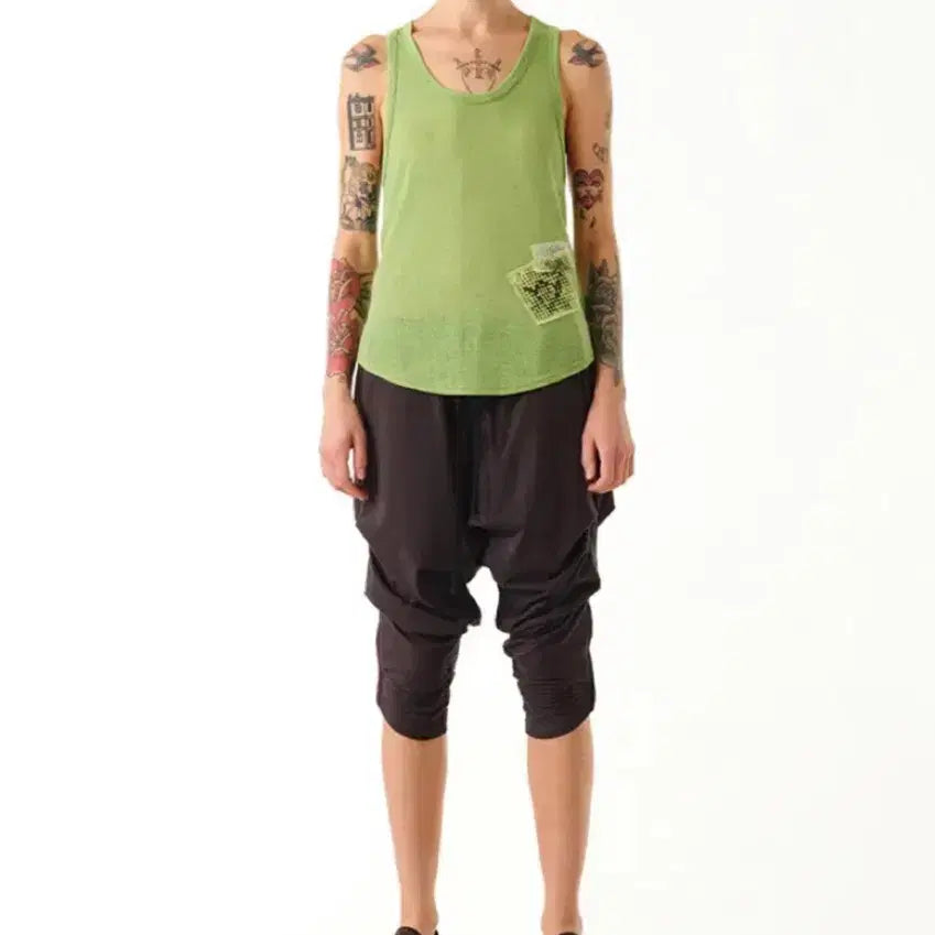 [BUNJANG] openyy GATHERED SAROUEL SHORTS, CHARCOAL / 오픈와이와이 GATHERED SAROUEL SHORTS, CHARCOAL