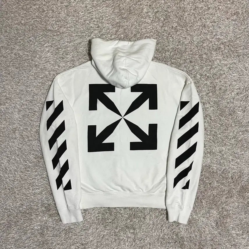 [BUNJANG] Off-White Blue Mona Lisa Arrow Hoodie XXL / 오프화이트 블루 모나리자 애로우 후드