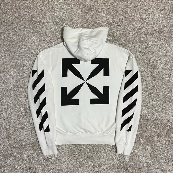 [BUNJANG] Off-White Blue Mona Lisa Arrow Hoodie XXL / 오프화이트 블루 모나리자 애로우 후드