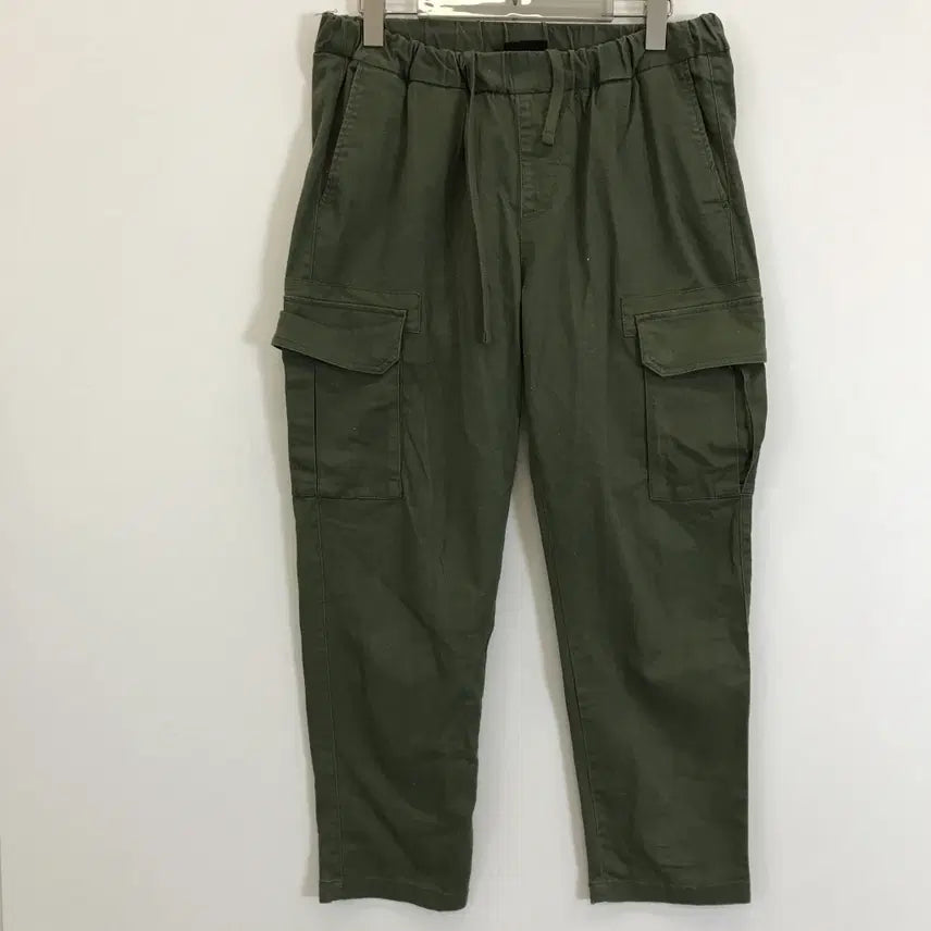 [BUNJANG] NBA Cleveland Cargo Banding Pants Khaki / NBA 클리블랜드 카고 밴딩팬츠 [31-32]