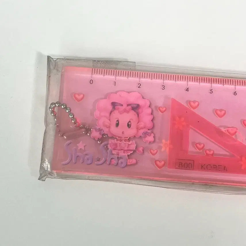 [BUNJANG] Vintage Fluorescent Ruler / 고전문구 형광 자