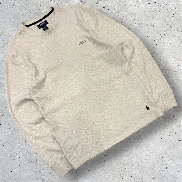 [BUNJANG] Polo Ralph Lauren Long Sleeve T-Shirt Grey M / [M] 폴로 랄프로렌 긴팔 티셔츠 그레이 E485
