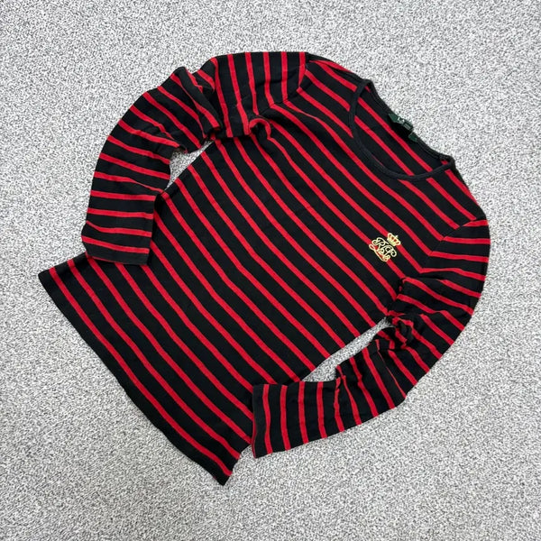[BUNJANG] Ralph Lauren Women's Striped Long-Sleeve T-Shirt / S/P 랄프로렌 여성 스트라이프 긴팔티 0707J2