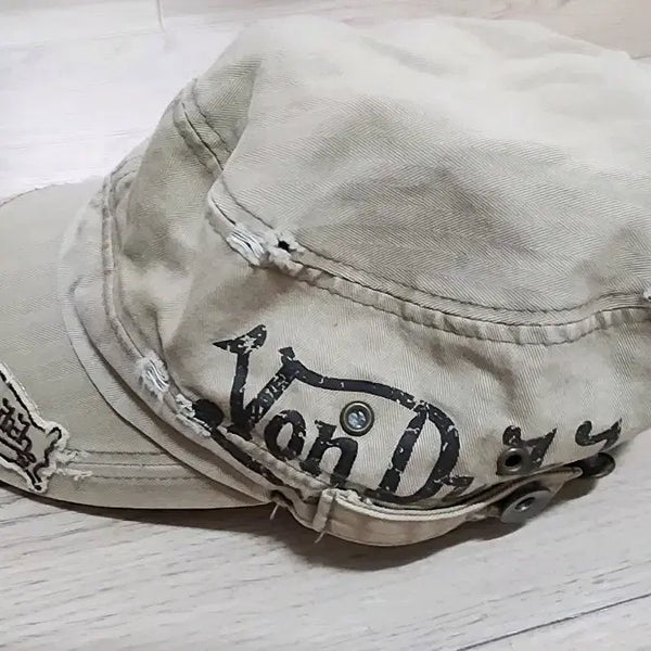 [BUNJANG] Bondage Patch Damage Herringbone Work Cap / 새상품급) 본더치 패치 데미지 헤링본 워크캡