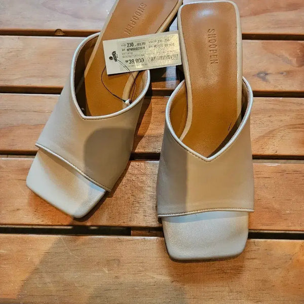 [BUNJANG] Spigen Beige Mules Size 230 New / 슈펜 베이지 뮬 230 새제품
