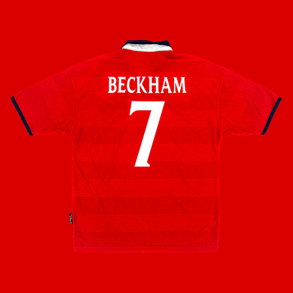 [BUNJANG] Umbro England 99/01 Away David Beckham #7 Jersey L / 정품 엄브로 잉글랜드 유니폼 99 01 원정 데이비드 베컴 7 해외 L