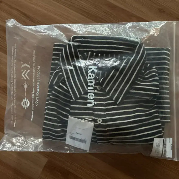[BUNJANG] Camien Stripe Polo Shirt / 카미엔 스트라이프 폴로