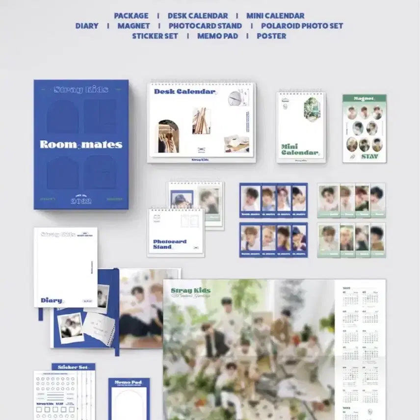 [BUNJANG] Stray Kids 2022 Season's Greetings Roommates Bundle Set / 스키즈 스트레이키즈 2022 시그 시즌그리팅 룸메이트 풀구성 풀세트