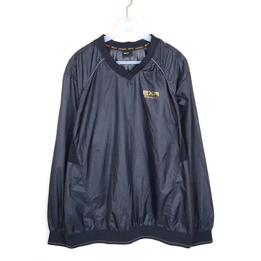 [BUNJANG] EXR Men's Windbreaker V-Neck T-Shirt XXL / EXR 바람막이티 남성XXL 브이넥 티셔츠 OT11839