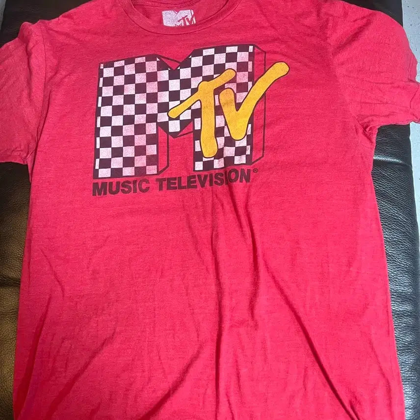 [BUNJANG] USA MTV Logo Short Sleeve T-Shirt / Usa MTV 로고 반팔